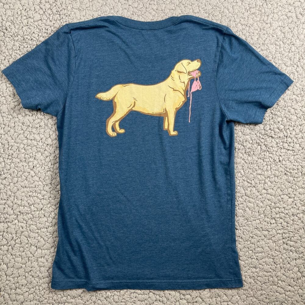 Rowdy Gentleman Pocket Tee Mens T Shirt Navy Blue Graphic Medium